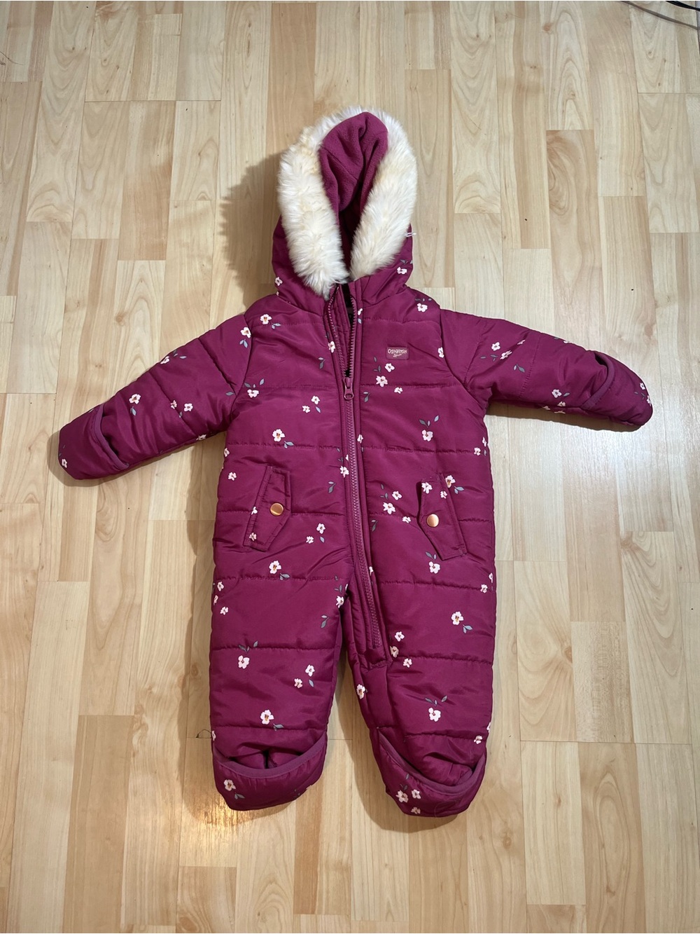 Oshkosh B’gosh Girl's Snowsuit 6-9months Pink INFANT